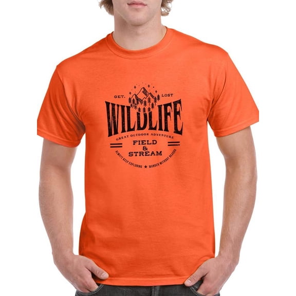Wildlife Field And Stream T-Shirt Men -Image by Shutterstock, Male Small