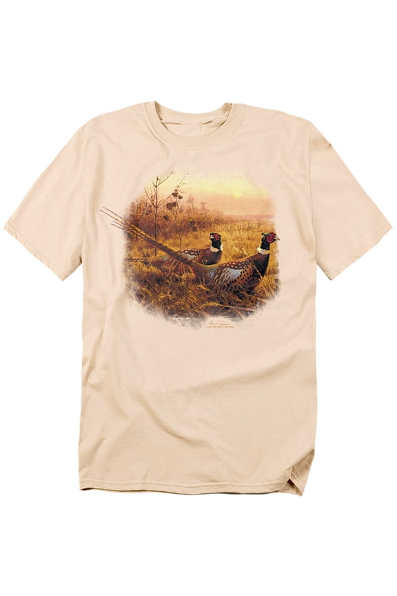 Wildlife T-Shirt First Alert Pheasants Unisex Graphic Tee For Men & Women