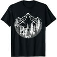 thumbnail image 1 of Wildlife Forest Hiking Mountains Outdoor Trees Nature Forest T-Shirt, 1 of 5