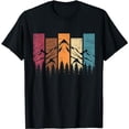 thumbnail image 1 of Wildlife Forest Nature Trees Retro Outdoors Mountains Hiking T-Shirt, 1 of 5