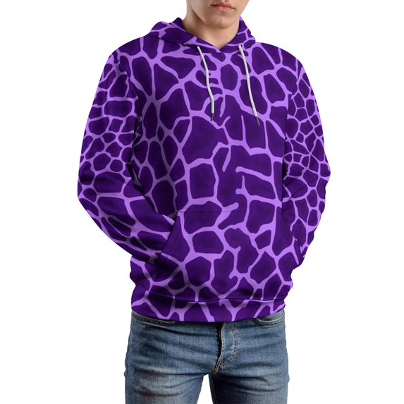 Wildlife Giraffe Casual Hoodies Man Animal Print Pretty Graphic Hooded Sweatshirts Spring Long Sleeve Fashion Oversized Hoodie