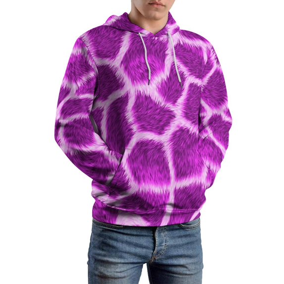 Wildlife Giraffe Casual Hoodies Man Animal Print Pretty Graphic Hooded Sweatshirts Spring Long Sleeve Fashion Oversized Hoodie