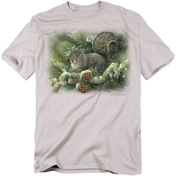 Wildlife T-Shirt Gray Squirrel Unisex Graphic Tee For Men & Women