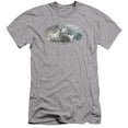 thumbnail image 1 of Wildlife - High Trails Dall Sheep - Premium Slim Fit Short Sleeve Shirt - Small, 1 of 2