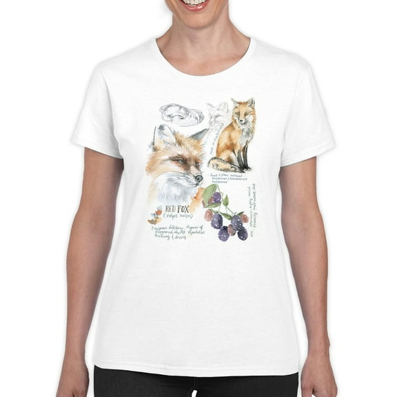 Wildlife Journals Iii T-Shirt Women -Jennifer Paxton Parker Designs, Female 3X-Large