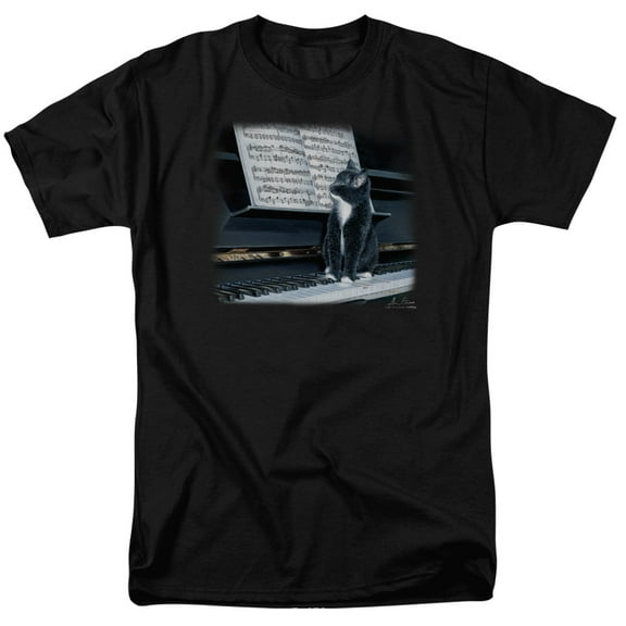 Wildlife - Kitten On The Keys - Short Sleeve Shirt - Medium