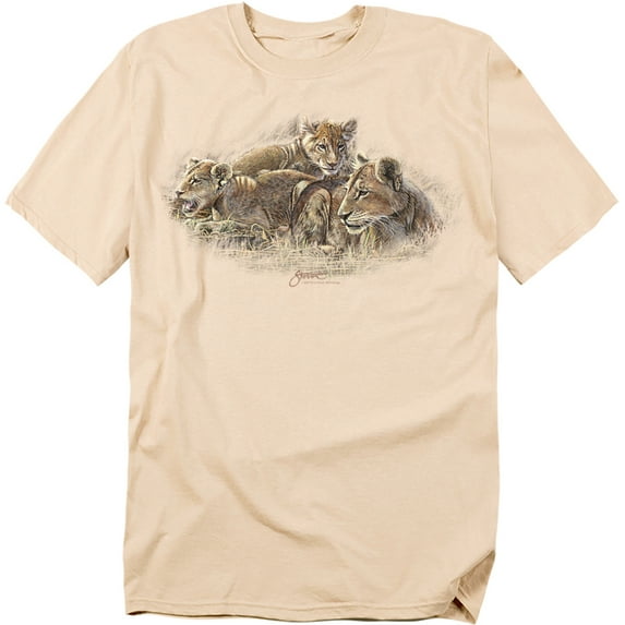 Wildlife T-Shirt Lion Cubs Unisex Graphic Tee For Men & Women