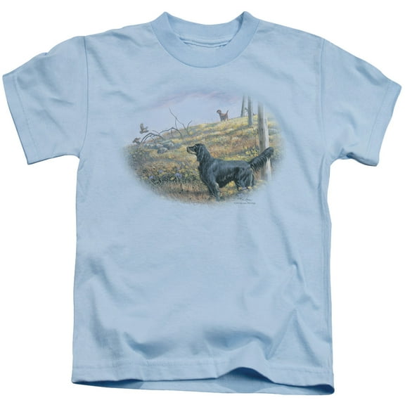 Wildlife Looking Back S/S Juvenile 18/1 T-Shirt Light Blue(7)