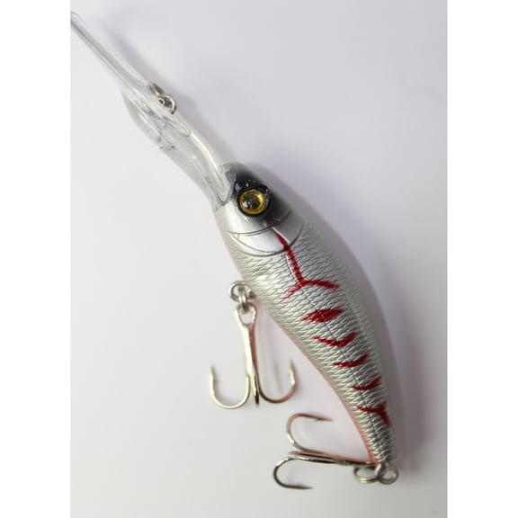 Wildlife Lures 3" inch Bunker Hard Fishing Lure Bait (Red-strip Rockfish)