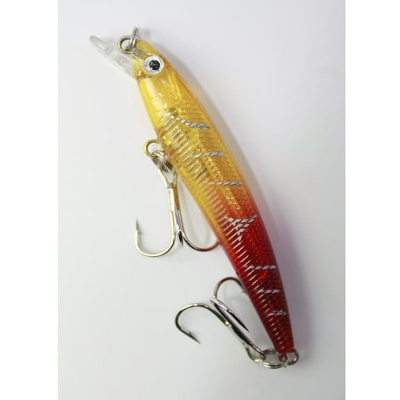 Wildlife Lures 3" inch Bunker Hard Fishing Lure Bait (Royal Gramma Bass)