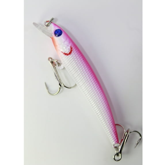 Wildlife Lures 3" inch Bunker Hard Fishing Lure Bait (Salmon Fresh Water Bait)