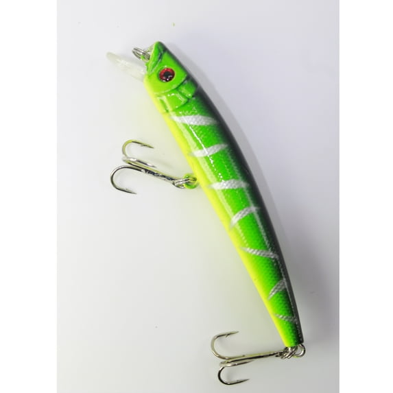 Wildlife Lures 4" inch Minnow Hard Fishing Lure Bait (Bird Wrasse Bass)