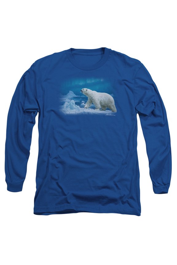 Wildlife Nomad Of The North Long Sleeve T-Shirt Adult 18/1 Royal Blue