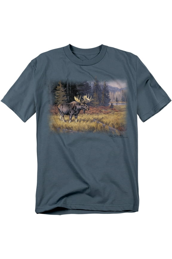 Wildlife T-Shirt October Moose Unisex Graphic Tee For Men & Women