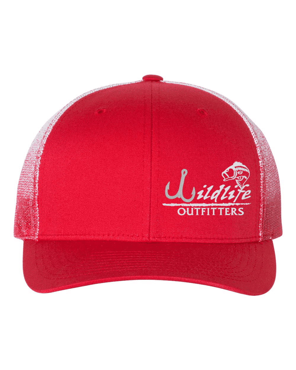 Left Rear Hat Wildlife Outfitters Left Panel Bass Trucker Hat - Walmart.com