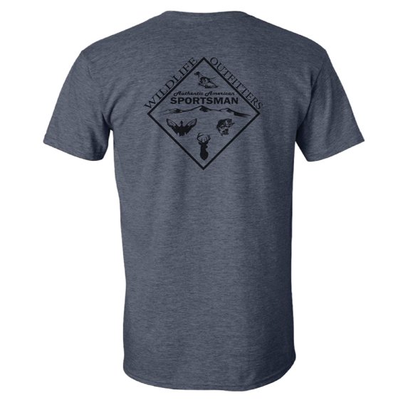Wildlife Outfitters Men's Hunting & Fishing Sportsman Short Sleeve Graphic T-Shirt