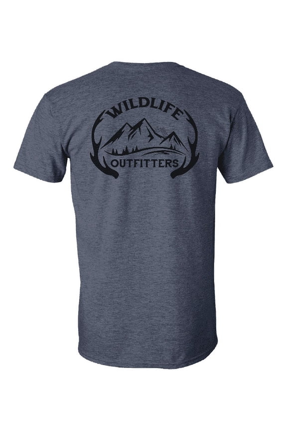 Men's Mountain Antler Camping & Sportsman T-Shirt