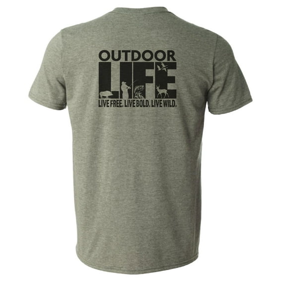 Wildlife Outfitters Men's ' Outdoor Life' Hunting & Fishing Sportsman T-Shirt