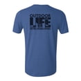 thumbnail image 1 of Wildlife Outfitters Men's ' Outdoor Life' Hunting & Fishing Sportsman T-Shirt, 1 of 2