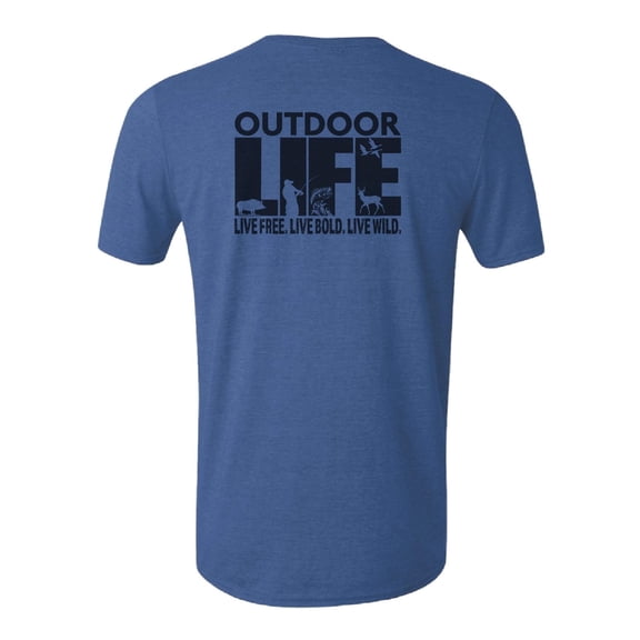 Wildlife Outfitters Men's ' Outdoor Life' Hunting & Fishing Sportsman T-Shirt
