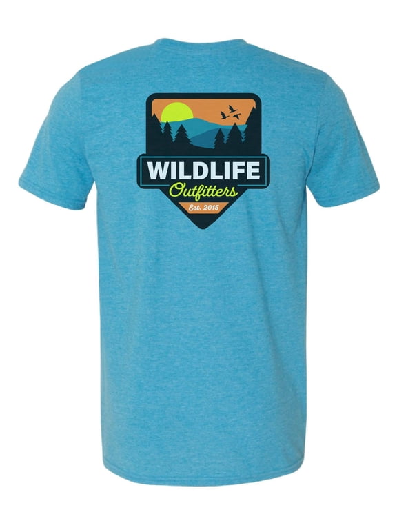 Men's Sunset Badge Camping & Sportsman T-Shirt