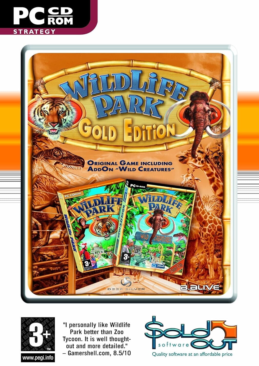 Wildlife Park Gold Edition PC Game - Includes Original Game & the