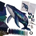 thumbnail image 1 of Wildlife Patchwork DIY Kit, Animal Fabric Sewing Set, Quilted Wall Hanging Craft, Beginner Friendly Home Decor Art Project, 1 of 7