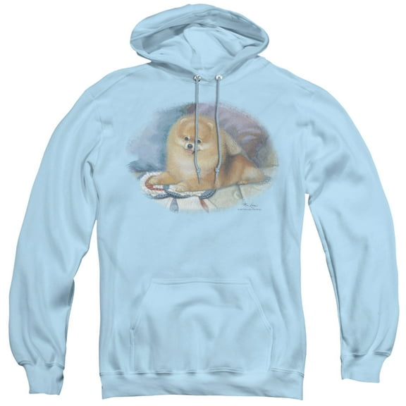 Wildlife - Pomeranian Portrait - Pull-Over Hoodie - X-Large