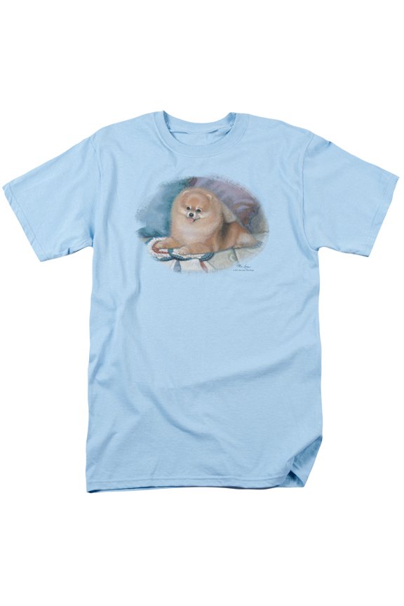 Wildlife - Pomeranian Portrait - Short Sleeve Shirt - XXX-Large