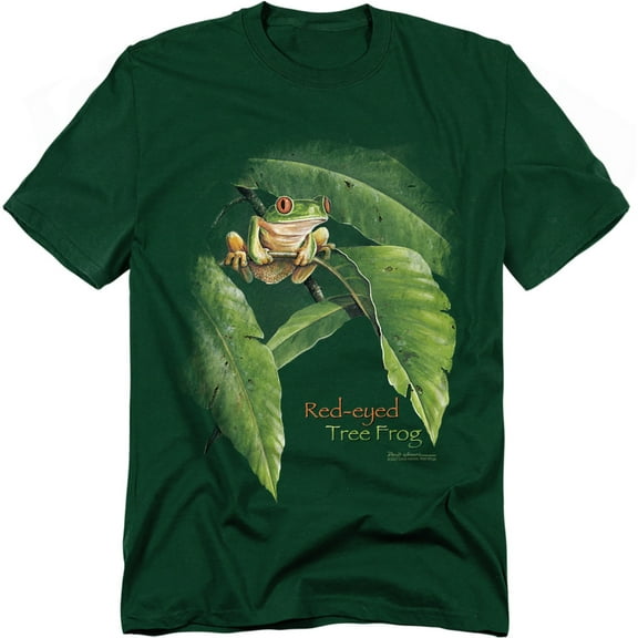 Wildlife T-Shirt Red Eyed Tree Frog Unisex Graphic Tee For Men & Women