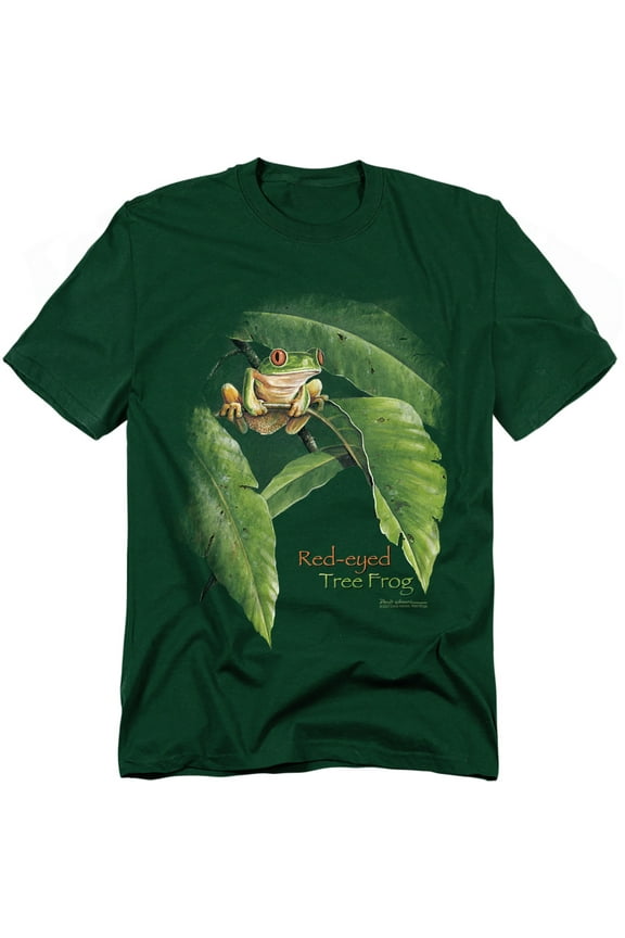 Wildlife T-Shirt Red Eyed Tree Frog Unisex Graphic Tee For Men & Women