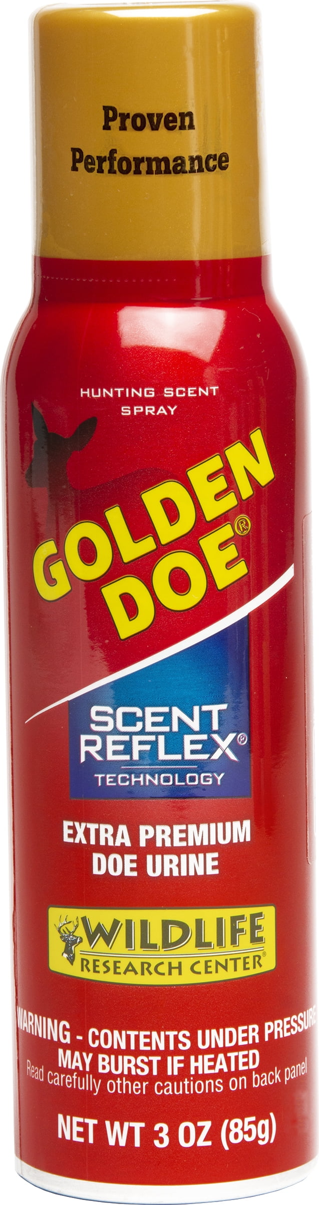 Wildlife Research Center, Golden Doe with Scent Reflex Spray Can 3 oz doe urine scent