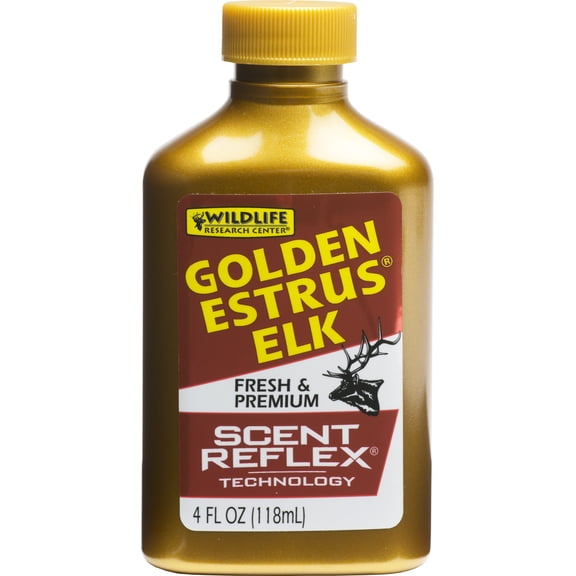 Wildlife Research Center, Golden Estrus Elk 4 fl oz, Elk Urine Hunting Scent