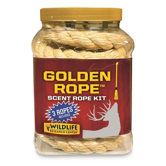 Wildlife Research Center, Golden Rope Scent Rope Kit - for Scrape Deer Hunting