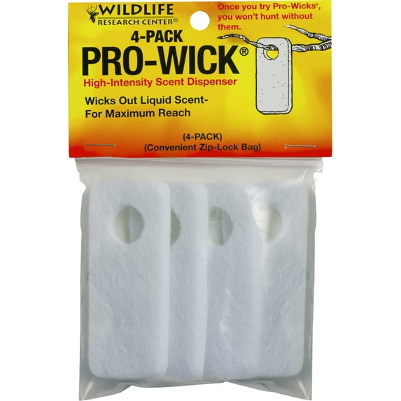 Wildlife Research Center, Pro-Wick, 4 Pack, Urine Hunting Scent Dispensers