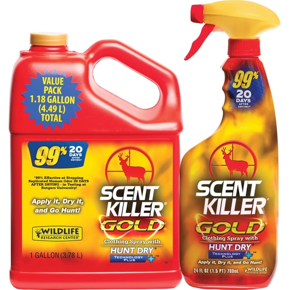 Wildlife Research Center Scent Killer Gold Spray Gallon Combo