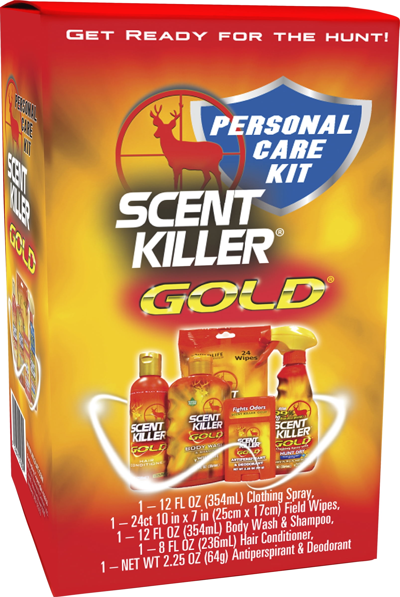 Wildlife Research Center, Scent Killer Gold Spray and Personal Care Kit