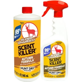 Wildlife Research Center, Super Charged Scent Killer Autumn Formula 56 fl oz Spray Combo, Hunting Scent Elimination Spray