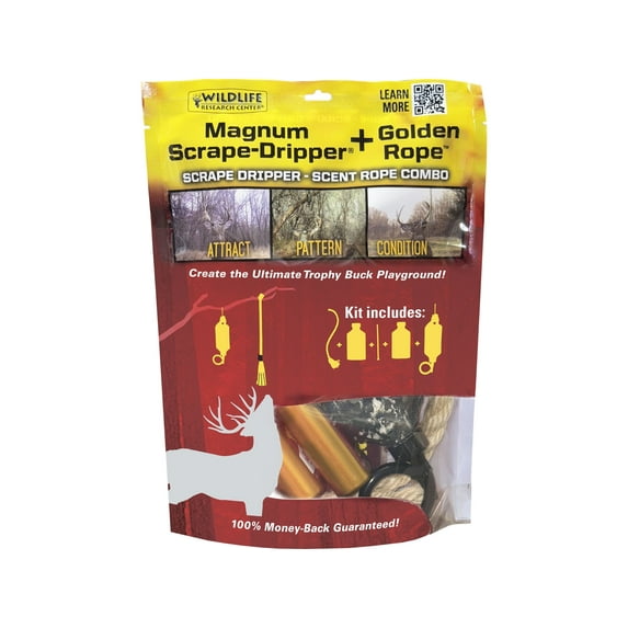 Wildlife Research Golden Rope Mock Scrape Rope and Scent Dripper Combo