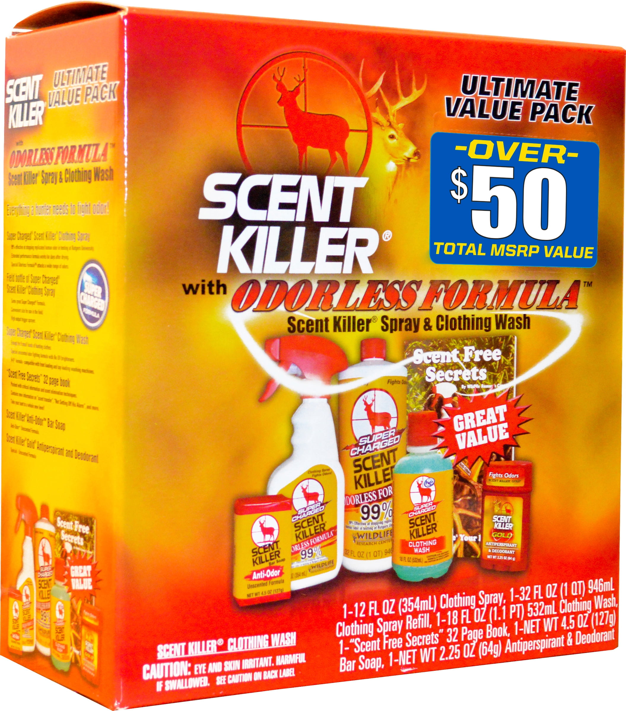 Wildlife Research Super, Charged Scent Killer Hunting Scent Elimination Ultimate Value Pack