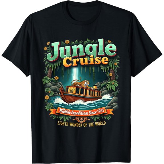 Wildlife Retro VBS 2026 Park Cruise Trip Vintage Jungle T-Shirt