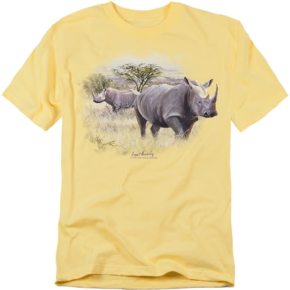 Wildlife T-Shirt Rhino Unisex Graphic Tee For Men & Women