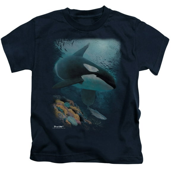 Wildlife - Salmon Hunter Orca - Juvenile Short Sleeve Shirt - 7