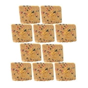 Wildlife Sciences Berry Suet Cake 10 Pack for Wild Birds with Black Oil Sunflower Seeds