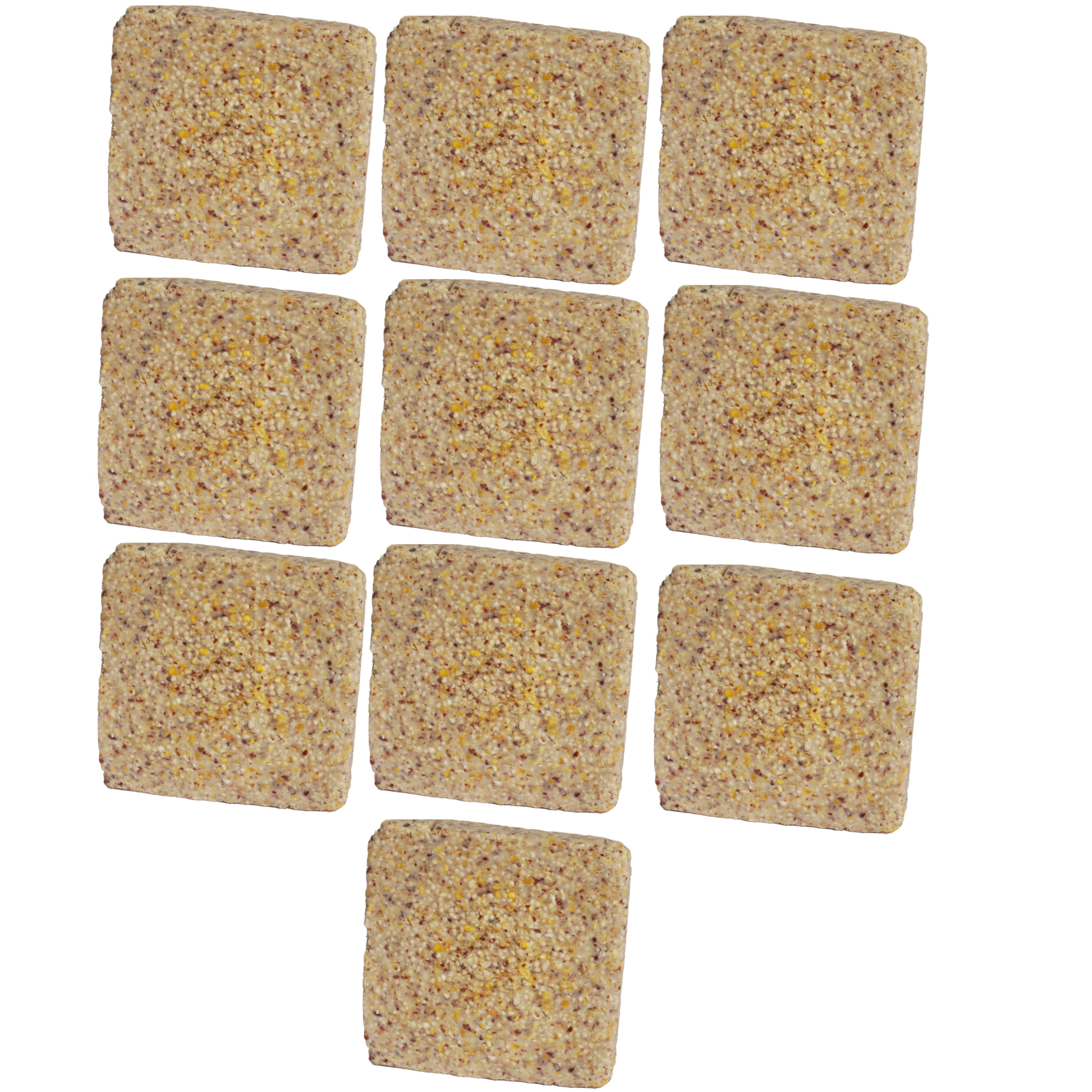Wildlife Sciences Peanut Suet Cake 10 Pack for Wild Birds