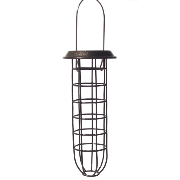 Wildlife Sciences Suet Plus Ball Feeder with Roof, Mesh