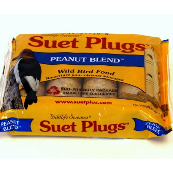Wildlife Sciences WSC784 Peanut Blend Suet Plug 11 oz