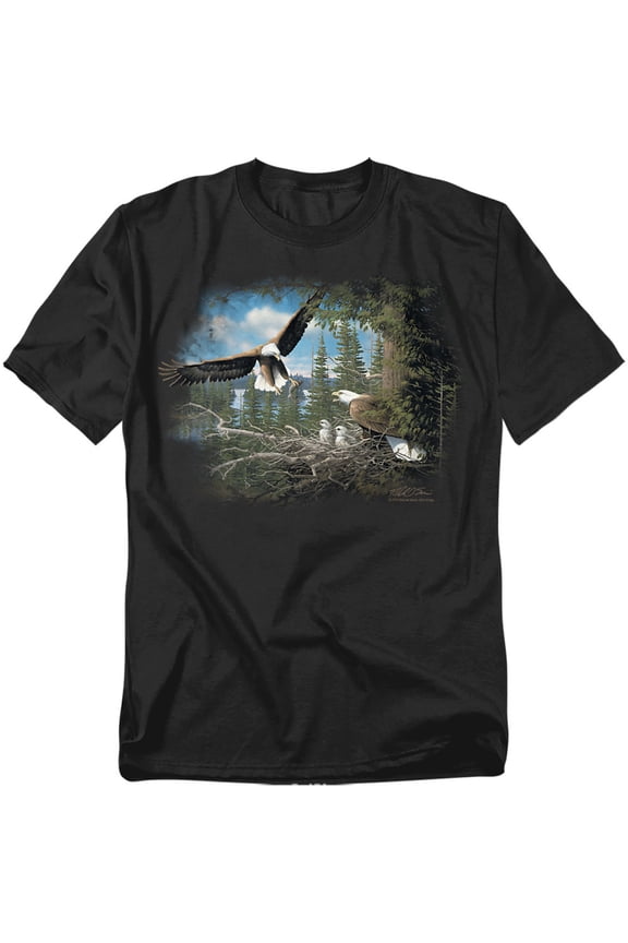 Wildlife T-Shirt Spring Bald Eagles Unisex Graphic Tee For Men & Women