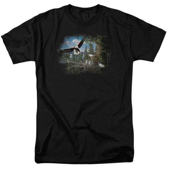 Wildlife - Spring Bald Eagles - Short Sleeve Shirt - XXXXXX-Large