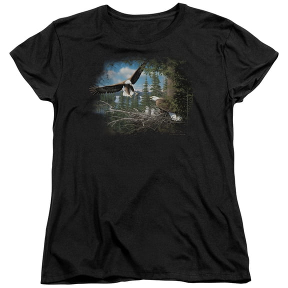 Wildlife - Spring Bald Eagles - Women's Short Sleeve Shirt - X-Large